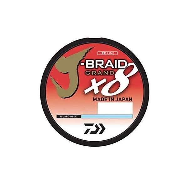 Daiwa J-Braid Grand X8 Angelschnur 0,22mm - 19,5kg Tragkraft, 135m Blau